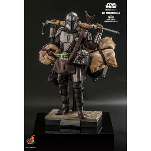 Mandalorian & Grogu Deluxe 1:6 Action Figure Set