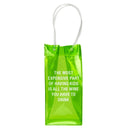 Say What PVC Wine Tote