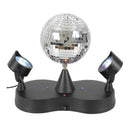 Rotating Disco Ball w/ LED Spotlights