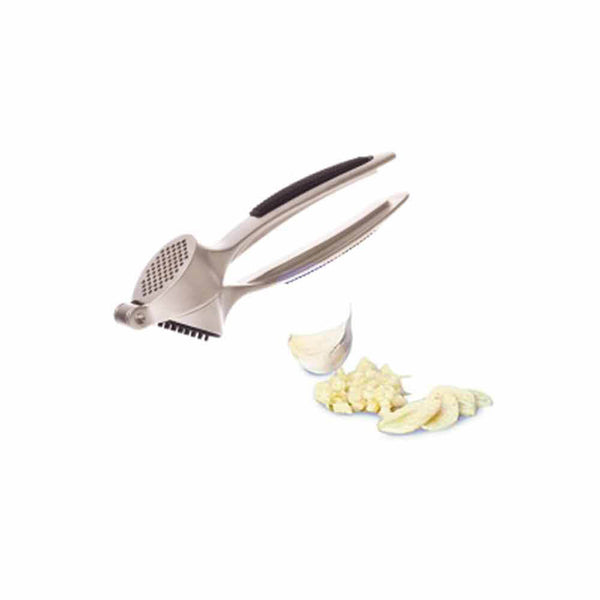 Self-Cleaning Garlic Press