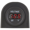 Panel/Surface Mount LED Voltmeter 5-30VDC