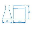 Metal Battery Holder 9V