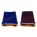 MDG Large Velvet Dice Bag (with Gold Satin Lining)