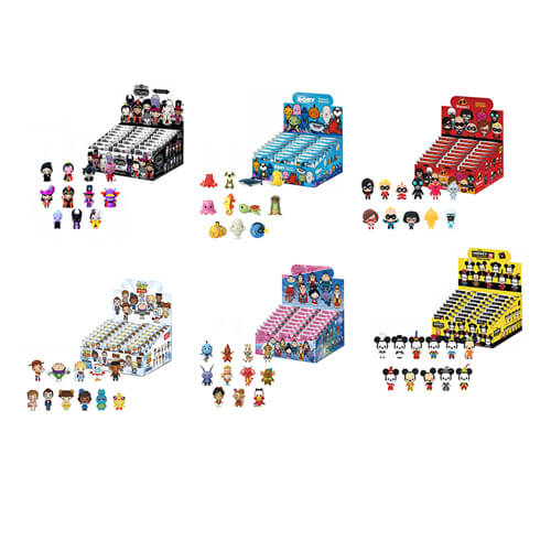 Keyring 3D Blind Bag Disney (24 Pk)