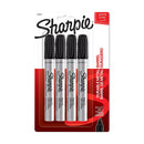 Sharpie Pro Metal Permanent Bullet Tip Marker Black (4pk)