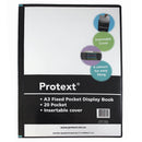 Protext Insert Cover Display Book 20 pocket A3 (Black)