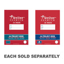 Writer Premium Plain & Ruled Project Book 8mm A4