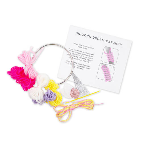 NPW Gifts Unicorn Dream Catcher Kit